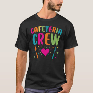 Kantine Crew Mittagessen-Dame Zurück zur Schule T-Shirt