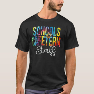 Kantinepersonal der Schulen schätzt Tie Dye T-Shirt
