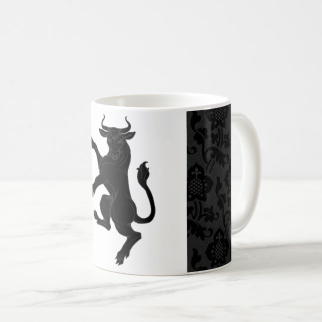 Kanton Cluain Populace Abzeichen Kaffeetasse (VorderseiteRechts)