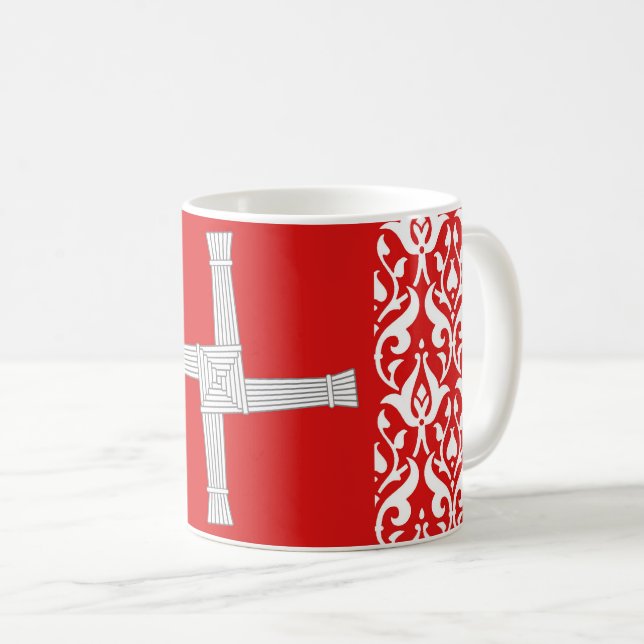 Kanton Crois Brigte Populace Abzeichen Kaffeetasse (VorderseiteRechts)