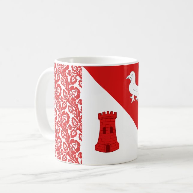 Kanton Gallavally Bevölkerung Abzeichen Kaffeetass Kaffeetasse (Vorderseite Links)