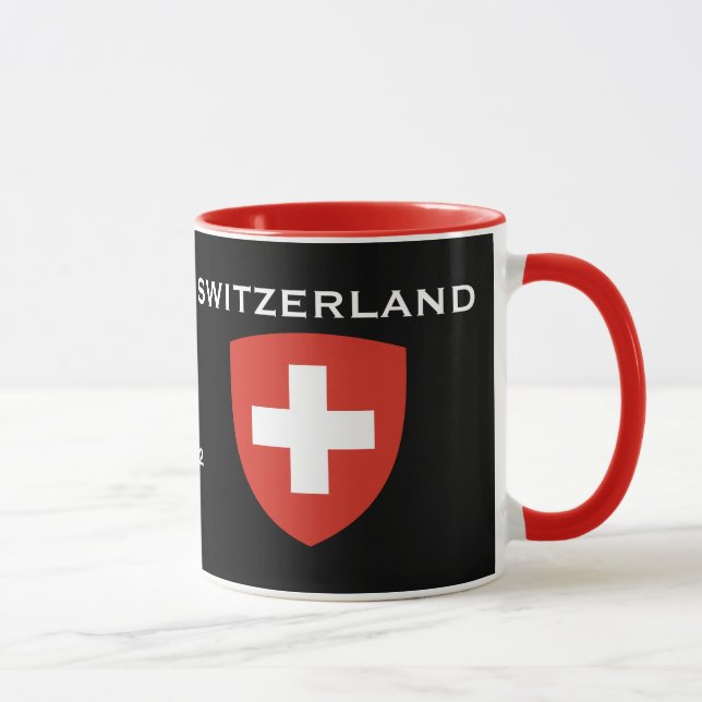 Kanton Luzern Kaffeemaschine Tasse mit Wappen (Rechts)