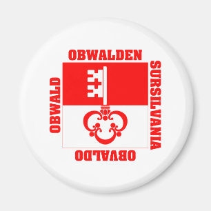 Kanton Obwalden Schweiz Flagge Magnet