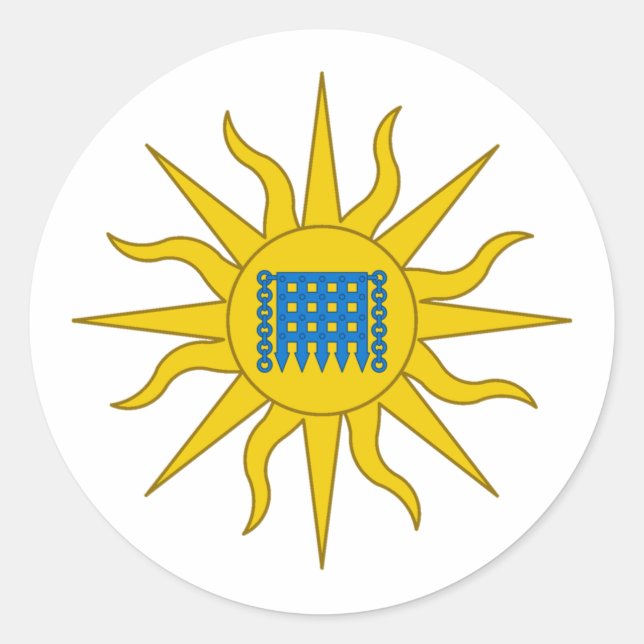 Kanton Summergate Populace Abzeichen Runder Aufkleber (Vorderseite)