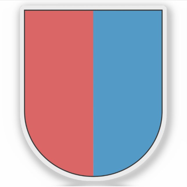 Kanton Tessin, Schweiz Aufkleber (Vorderseite)
