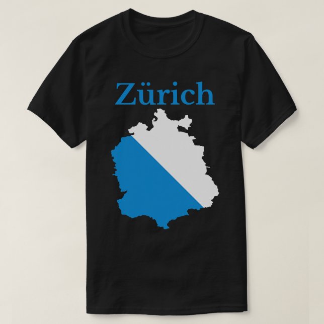 Kanton Zürich Schweiz T-Shirt (Design vorne)