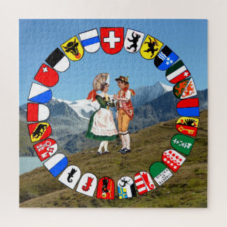 Kantone und Tänzer Puzzle