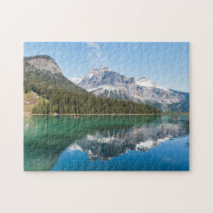 Kanu auf dem berühmten Emerald Lake - Yoho NP, Kan Puzzle