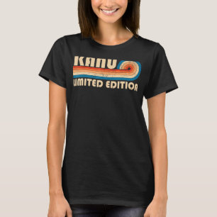 KANU Nachname Retro Vintag 80er 90s Geburtstagsreu T-Shirt