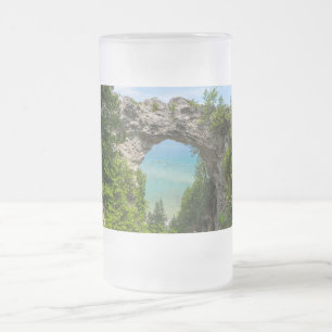 Kanufahren am Arch Rock Mattglas Bierglas