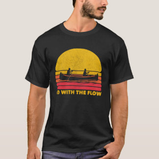 Kanufahren Kanu Meditation Fluss Kayak T-Shirt