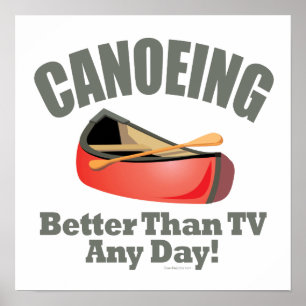 Kanufahren Poster