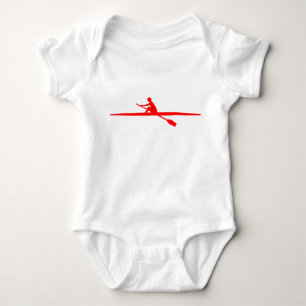 Kanufahren - Rot Baby Strampler