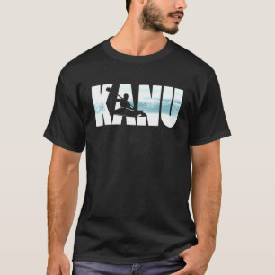 Kanufahren Vintage Waves Wassersport T-Shirt
