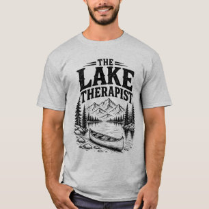 Kanufahrt-Abenteuer-Berg-Geschenk-Vintage-Outdoor. T-Shirt