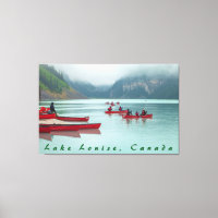 Kanufahrt in Lake Louise