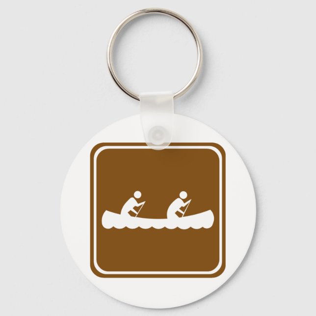 Kanufahrt Schlüsselanhänger (Vorderseite)
