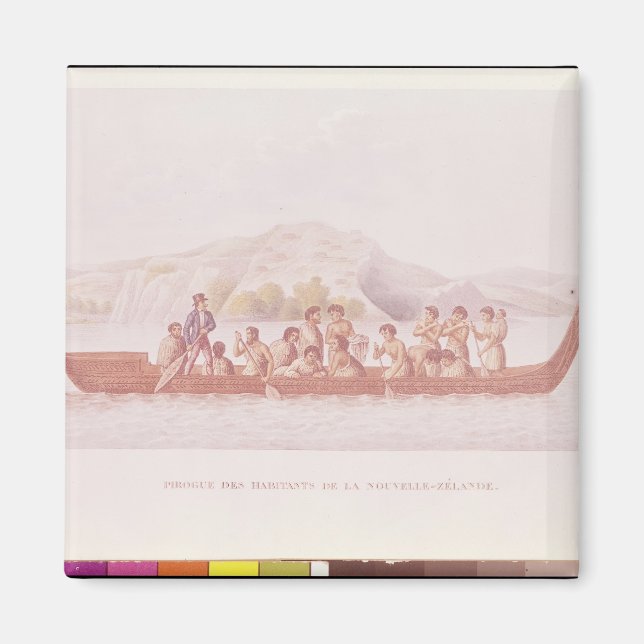 Kanupiloten von Einheimischen aus Neuseeland Magnet (Vorne)