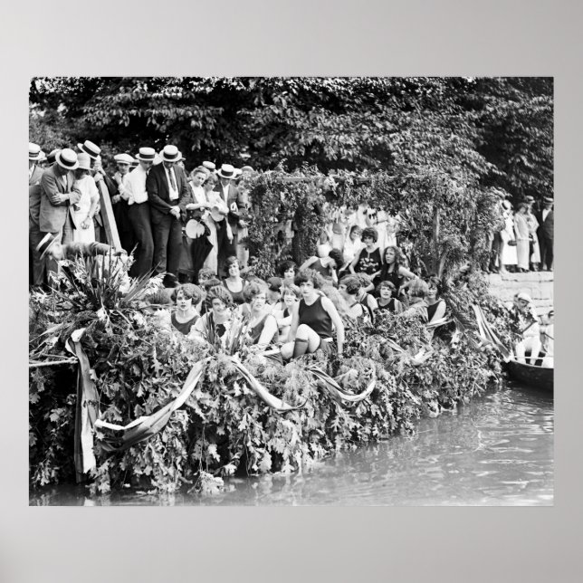 Kanuregatta und Wasserkarneval: 1924 Poster (Vorne)