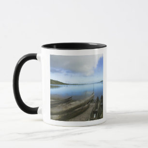 Kanus am Strand, Antananarivo, Madagaskar Tasse
