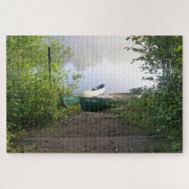 Kanus auf dem Fluss Solitude Puzzle