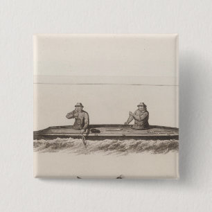 Kanus, Oonalashka, Alaska Button