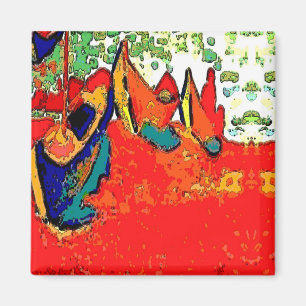 Kanus und Boote Magnet