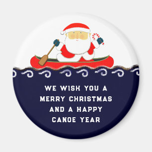 Kanuwanderzelt Weihnachten Sammlerstück Magnet