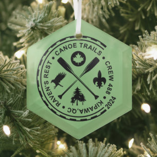 Kanuwege Hex Ornament 2024 Aus Glas