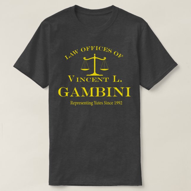 Kanzleien des Vincent L Gambini Vintag T-Shirt (Design vorne)