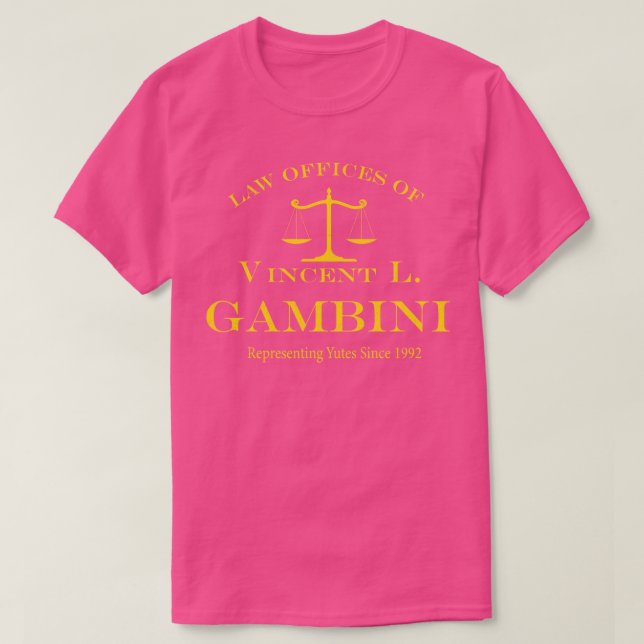 Kanzleien des Vincent L Gambini Vintag T-Shirt (Design vorne)