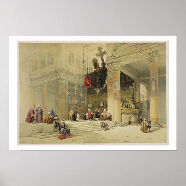 Kanzlerin der Kirche St. Helena, Platte 87 von Poster (Vorne)