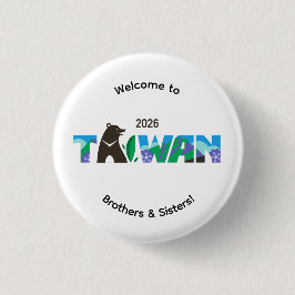 Kaohsiung Taiwan 2026 International Convention Pin Button
