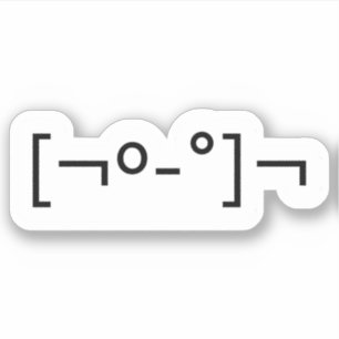 Kaomoji Zombie Japanischer Emoticon Sticker