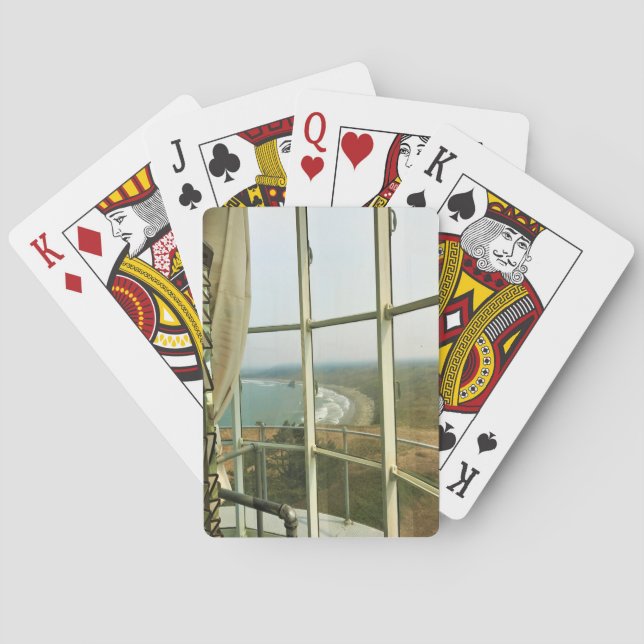 Kap Blanco Leuchtturm, Oregon Küste Spielkarten (Rückseite)