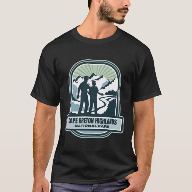 Kap Breton Highlands � Australien � Küstenstreifen T-Shirt (Vorderseite)