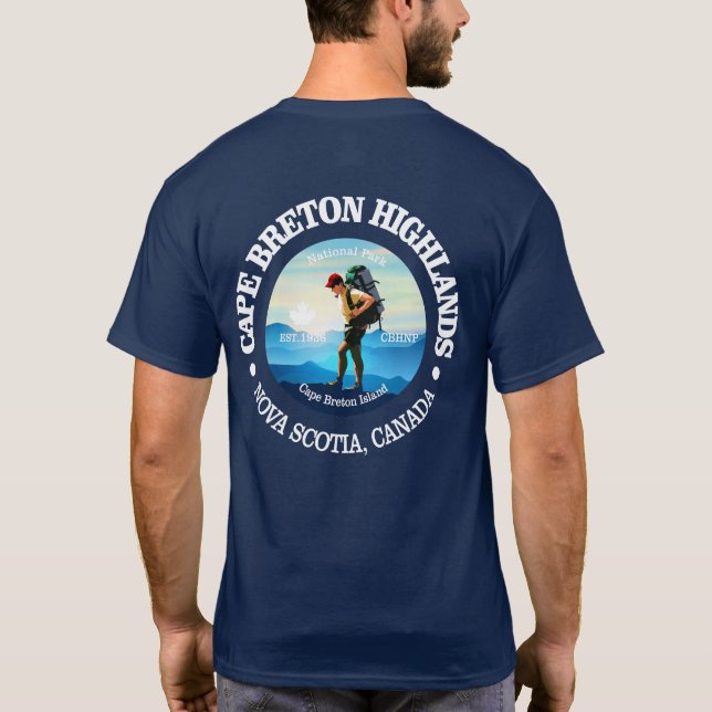 Kap Breton Highlands NP (C) T-Shirt (Rückseite)