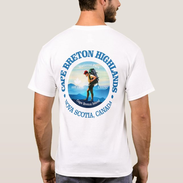Kap Breton Highlands NP (C) T-Shirt (Rückseite)