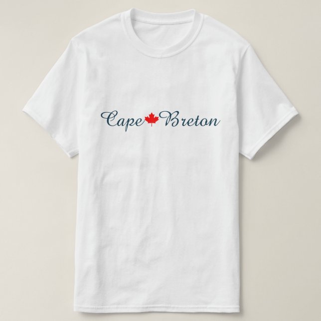 Kap Breton Nova Scotia Halifax Customizing Kanada T-Shirt (Design vorne)