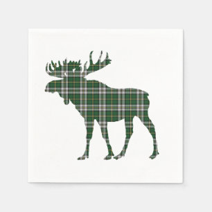Kap-Breton-Tartan-Elch-Papierservietten Serviette