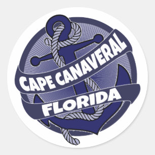 Kap Canaveral Florida Anker wirbeln Aufkleber