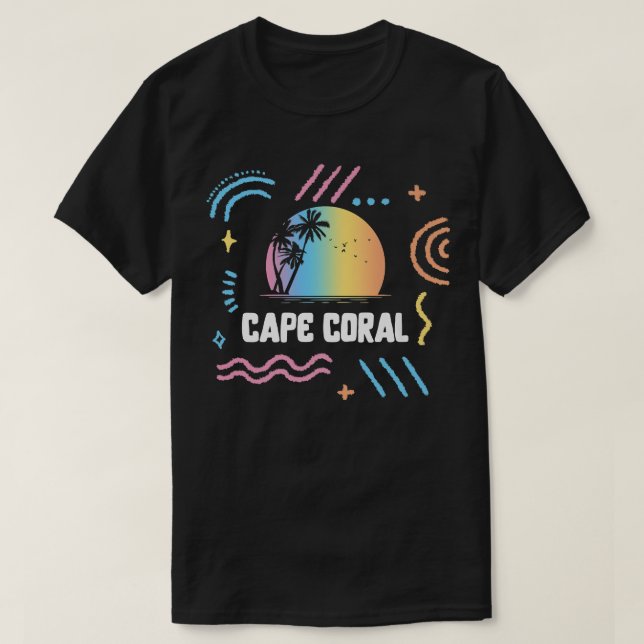 Kap Coral Surfing Urlaub Familie Matching Reise S T-Shirt (Design vorne)