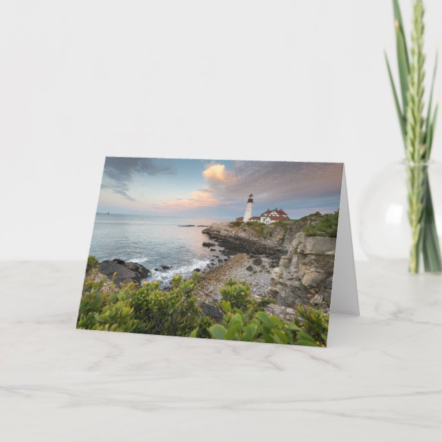 Kap Elizabeth, ICH Portlandhauptlicht-| Karte (Vorderseite)