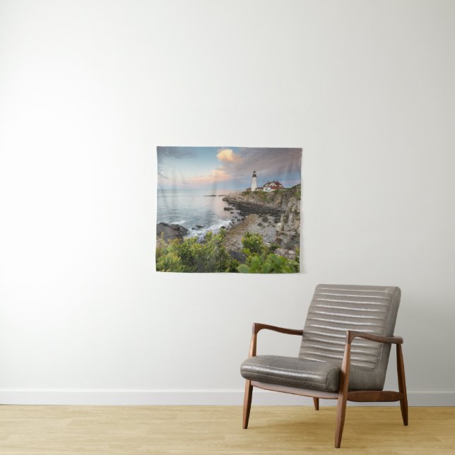 Kap Elizabeth, ICH Portlandhauptlicht-| Wandteppich (Beispiel (Horizontal))