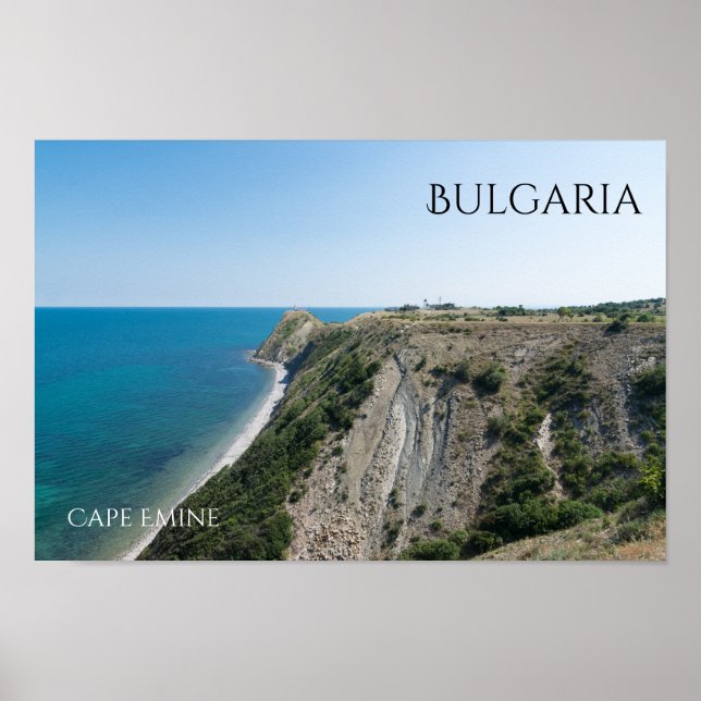 Kap Emine. Bulgarien Poster (Vorne)