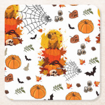 Kap Halloween. Hexenkürbis