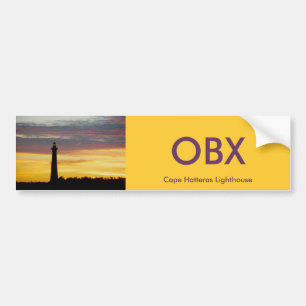 Kap Hatteras Leuchtturm-Autoaufkleber #1 OBX Autoaufkleber