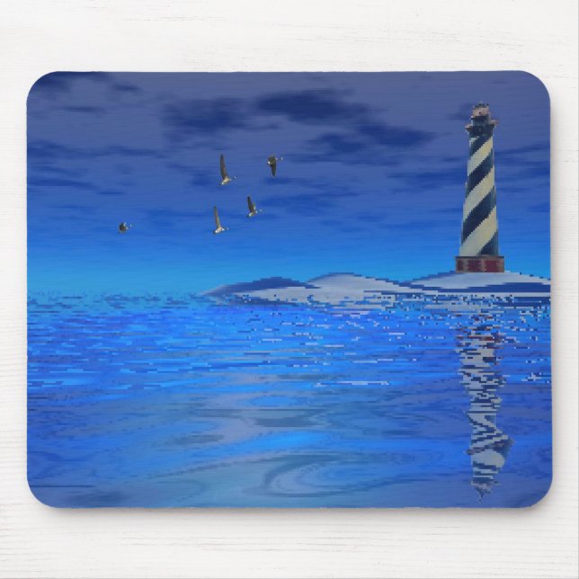 Kap Hatteras Leuchtturm Mousepad (Vorne)