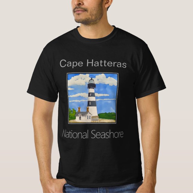 Kap Hatteras Leuchtturm, Nationalstrand T-Shirt (Vorderseite)