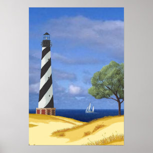 Kap Hatteras Leuchtturm Poster